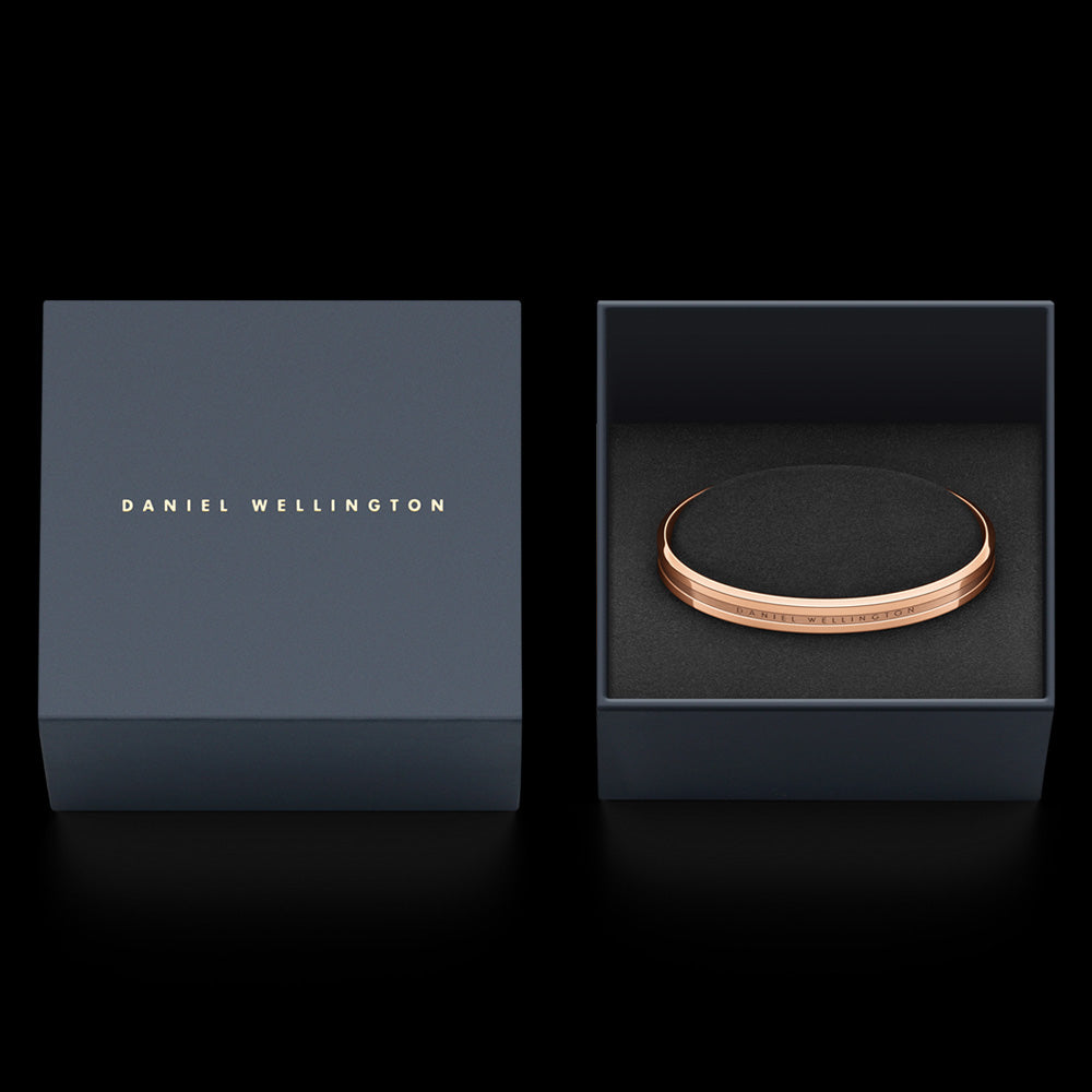 DANIEL WELLINGTON ELAN ROSE GOLD CUFF BRACELET - PACKAGING