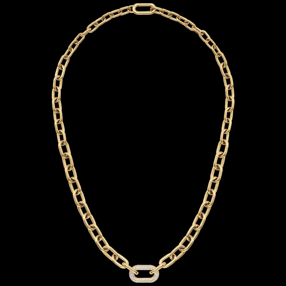 Daniel Wellington Crystal Link Gold Necklace | Australia