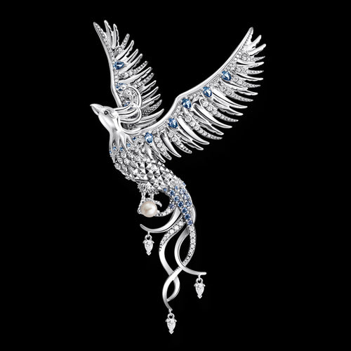 THOMAS SABO PHOENIX RISING SILVER PENDANT