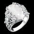 THOMAS SABO MILKY QUARTZ SILVER RING