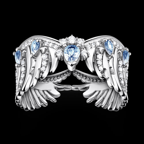 THOMAS SABO RISING PHOENIX WING SILVER RING