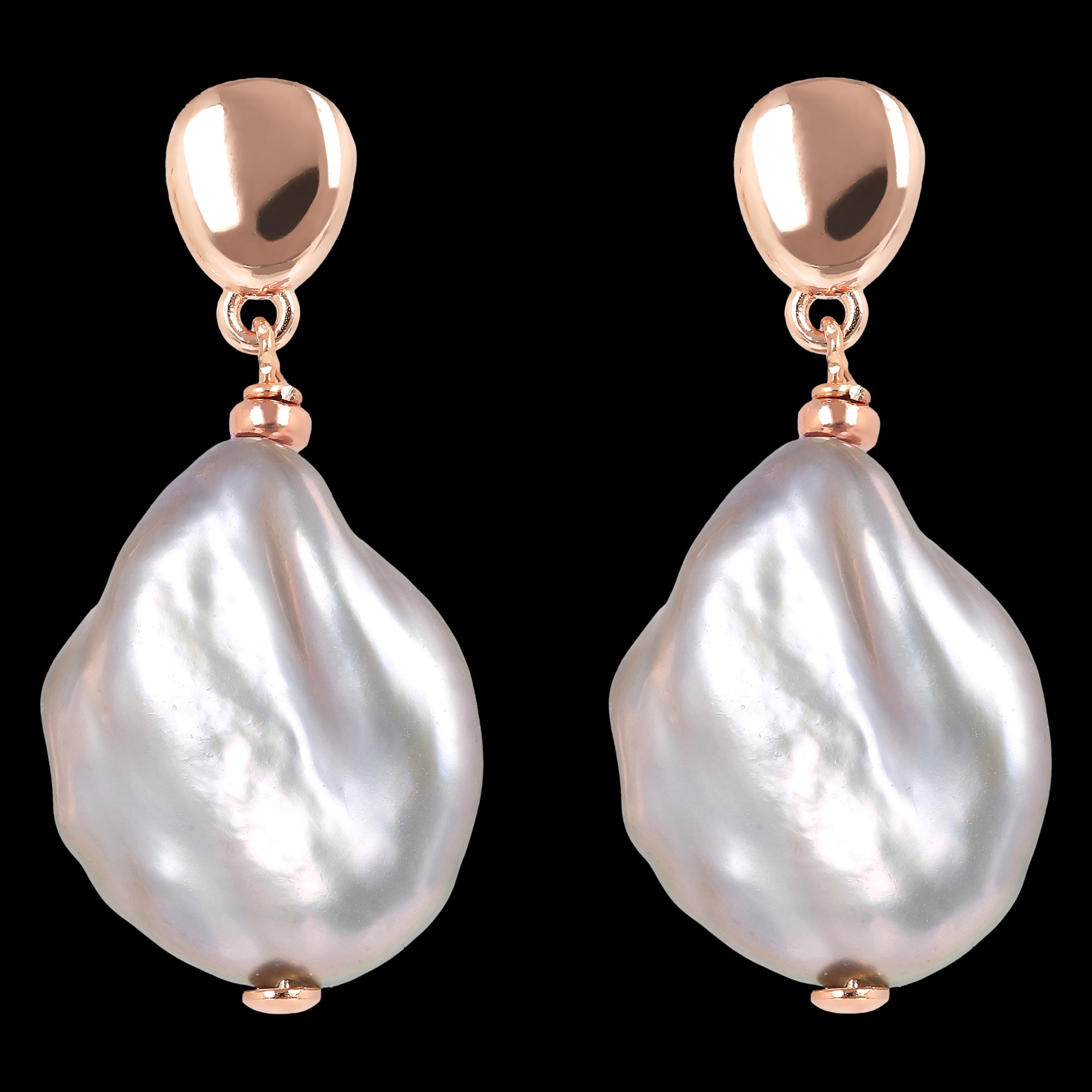 BRONZALLURE MAXIMA MING PEARL EARRINGS