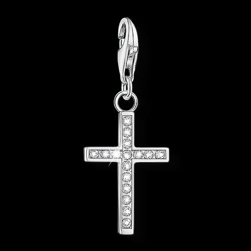 THOMAS SABO PAVE CZ CROSS CHARM PENDANT