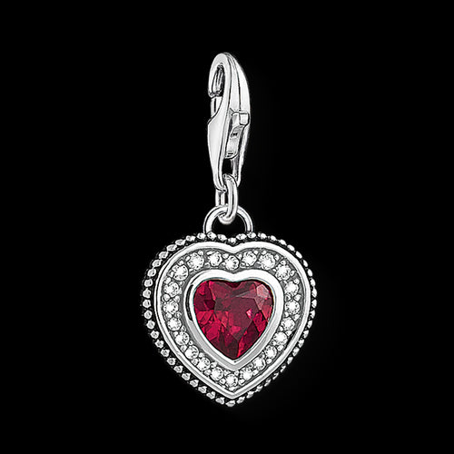 THOMAS SABO RED HEART CHARM PENDANT