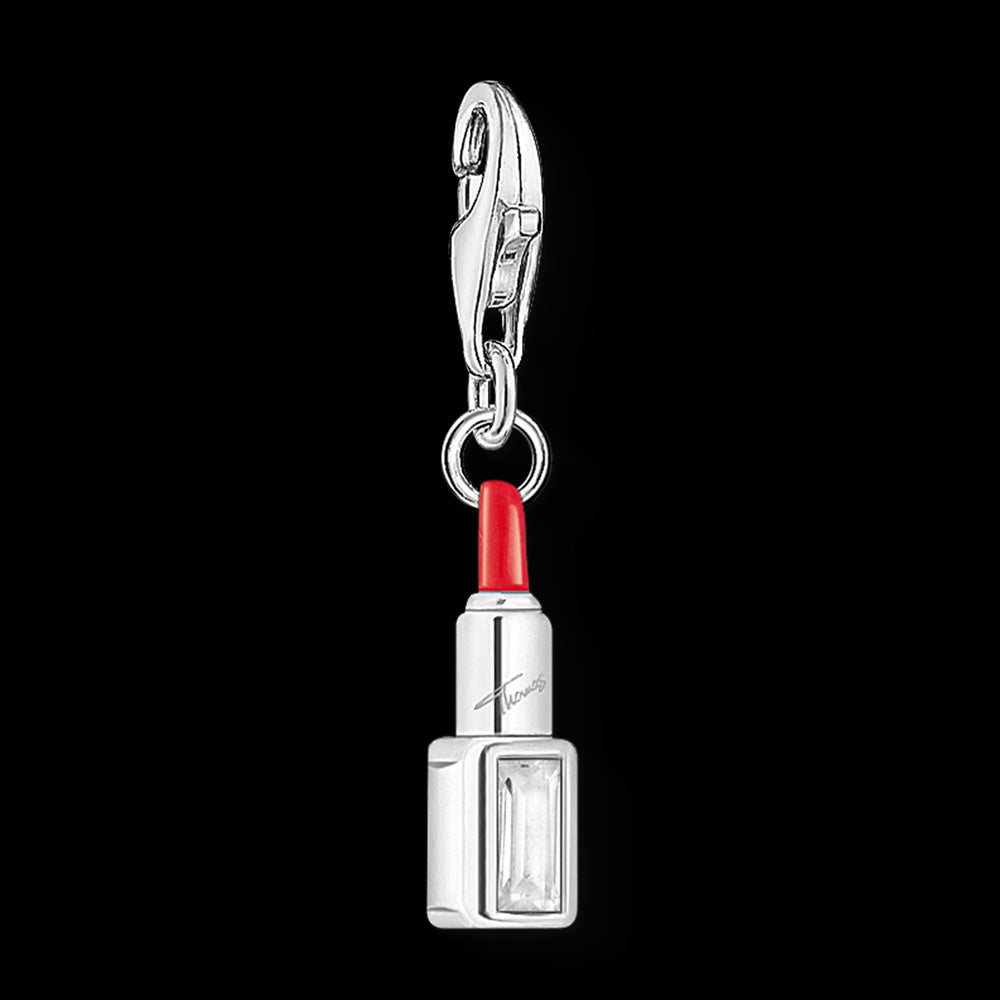 THOMAS SABO RED LIPSTICK CHARM PENDANT