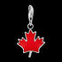 THOMAS SABO RED MAPLE LEAF CHARM PENDANT