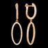 GEORGINI CELESTIAL ROSE GOLD EARRINGS