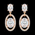 GEORGINI AURORA HEAVEN ROSE GOLD EARRINGS