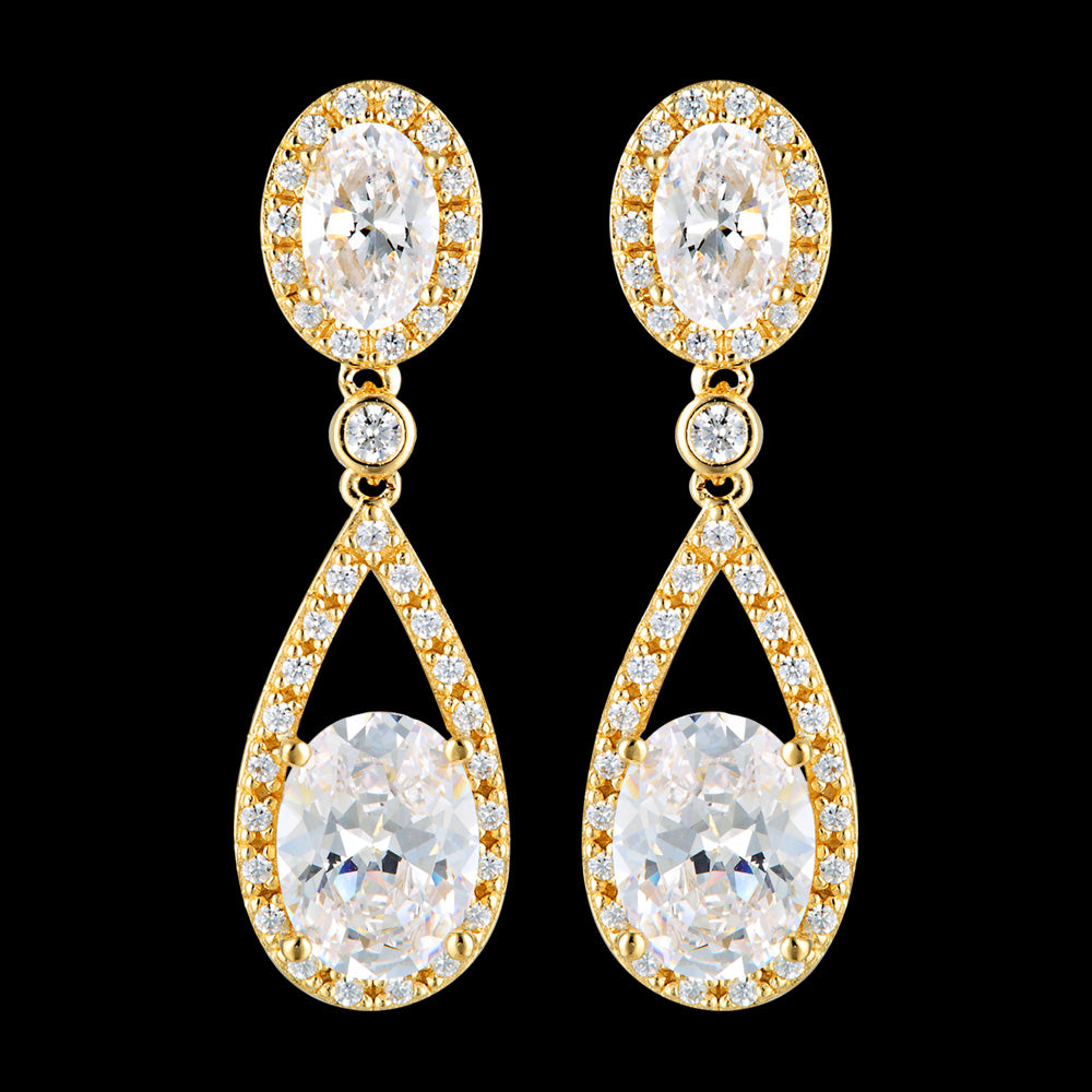 GEORGINI AURORA RADIANCE GOLD EARRINGS