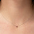 9 CARAT ROSE GOLD LETTER U INITIAL NECKLACE