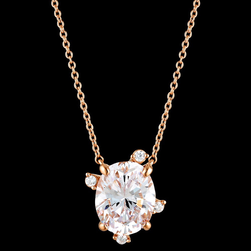 GEORGINI AURORA SOUTHERN LIGHTS ROSE GOLD NECKLACE