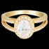 GEORGINI AURORA GLORY GOLD RING