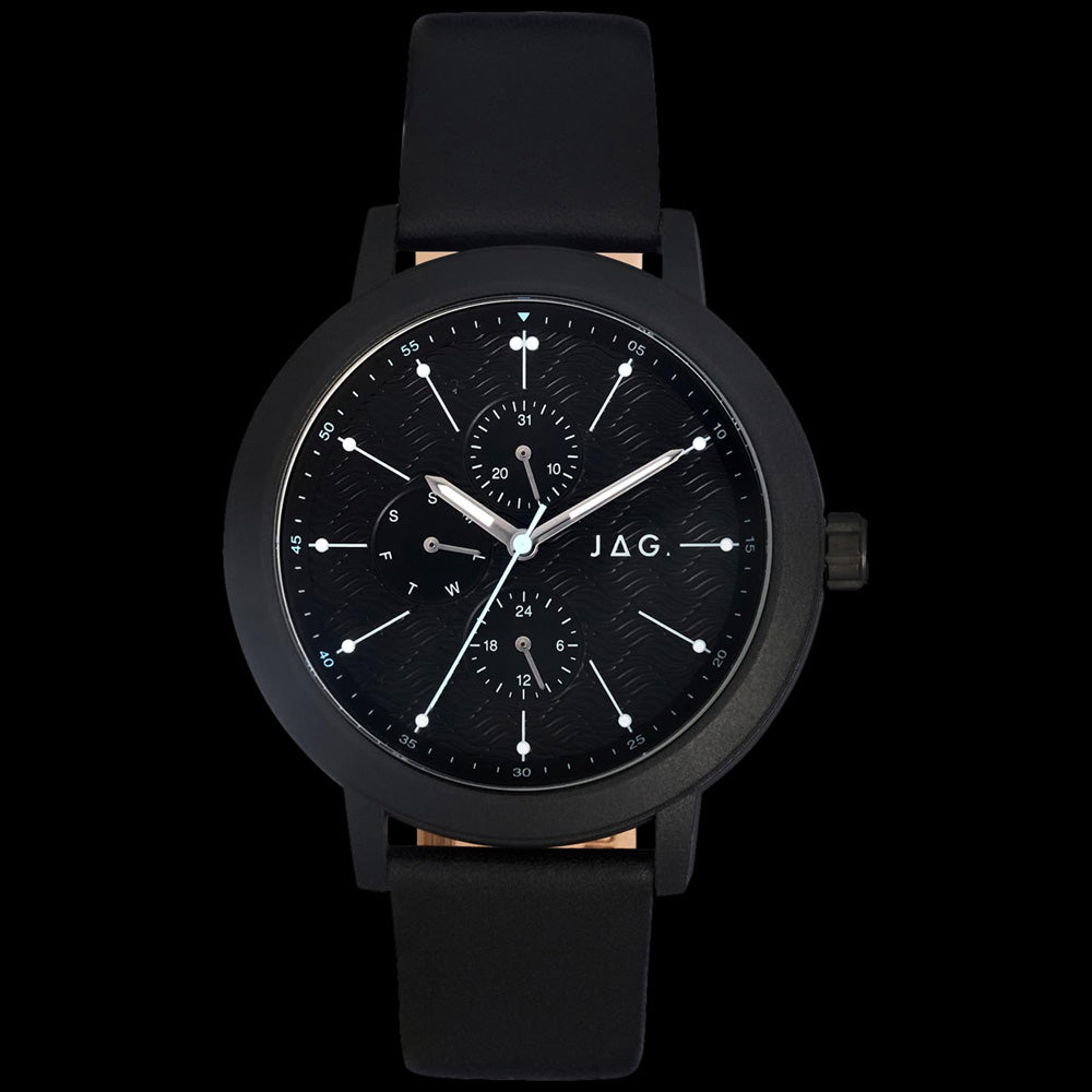 JAG MARLO ALL BLACK LOW IMPACT UNISEX WATCH