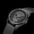 POLICE RISSINGTON MEN'S ALL BLACK SKULL WATCH - SIDE VIEW