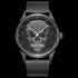 POLICE RISSINGTON MEN'S ALL BLACK SKULL WATCH