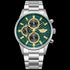 POLICE TAURIKO MEN'S GREEN DIAL WATCH