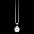 ELLANI STERLING SILVER WHITE PEARL NECKLACE