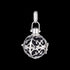 ENGELSRUFER SILVER BLACK MEDIUM SOUNDBALL PENDANT