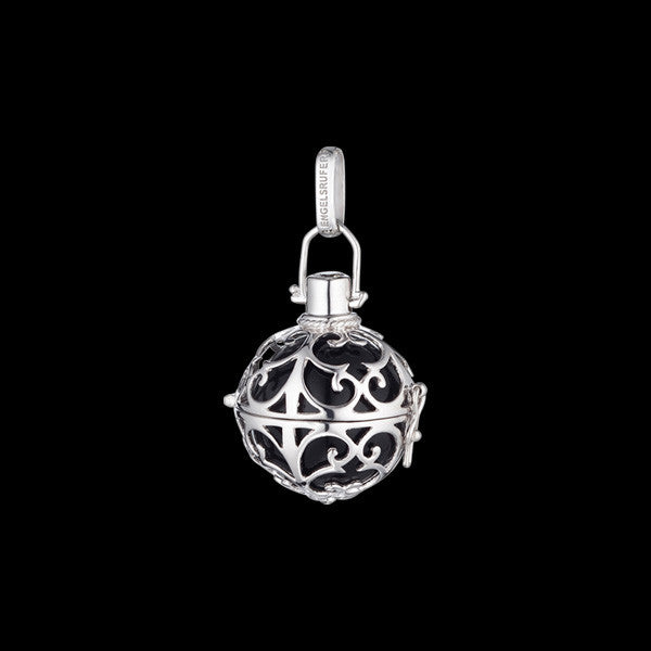 ENGELSRUFER SILVER BLACK SMALL SOUNDBALL PENDANT