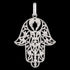 ENGELSRUFER SILVER FATIMA’S HAND LARGE PENDANT