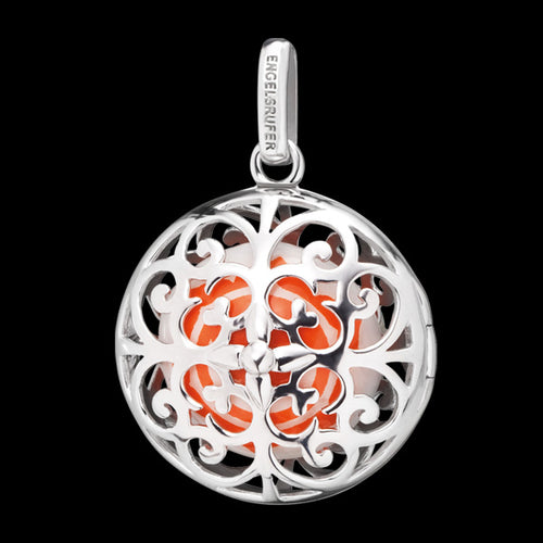 ENGELSRUFER SILVER CHAKRA SACRAL SOUNDBALL PENDANT