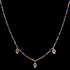 ANIA HAIE CONNECT THE DOTS ROSE GOLD DOTTED TRIPLE RAINDROP 40-45CM NECKLACE