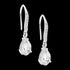 ELLANI STERLING SILVER CZ PEAR SHEPHERD’S HOOK EARRINGS