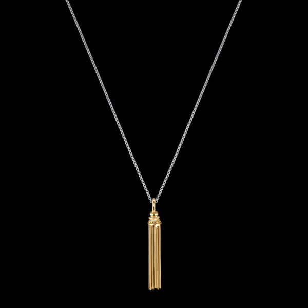 ENGELSRUFER GOLD LITTLE TASSEL NECKLACE