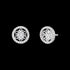 ENGELSRUFER SILVER FLOWER OF LIFE STUD EARRINGS