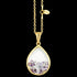 ASTRA NEW YORK 20MM DROP STERLING SILVER GOLD NECKLACE