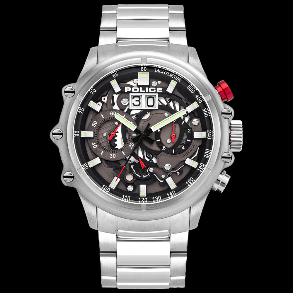 POLICE LUANG SILVER MEN'S WATCH | AUSTRALIA