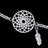 ENGELSRUFER STEEL DREAMCATCHER ANKLET - CLOSE-UP