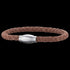 SAVE BRAVE MEN'S JAMES BROWN LEATHER BRACELET - VIEW 2