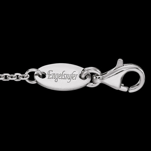 ENGELSRUFER 1.6MM SILVER PANZER CHAIN NECKLACE - CLASP CLOSE-UP