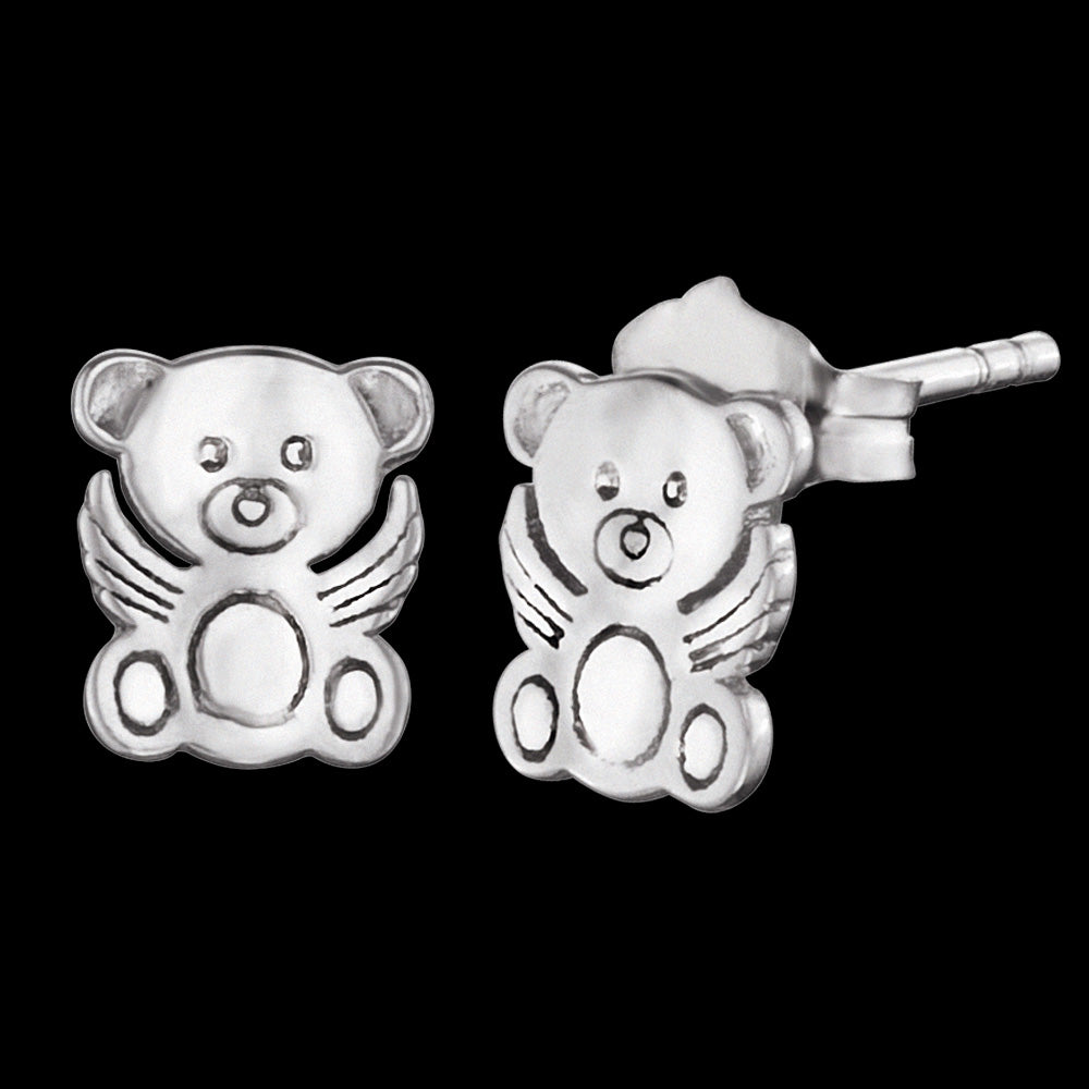 TEDDY BEAR ANGEL WINGS CHILDREN'S EARRINGS | HERZENGEL AUSTRALIA