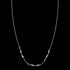 ENGELSRUFER SILVER CZ TWIST NECKLACE - FULL VIEW