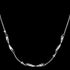 ENGELSRUFER SILVER CZ TWIST NECKLACE