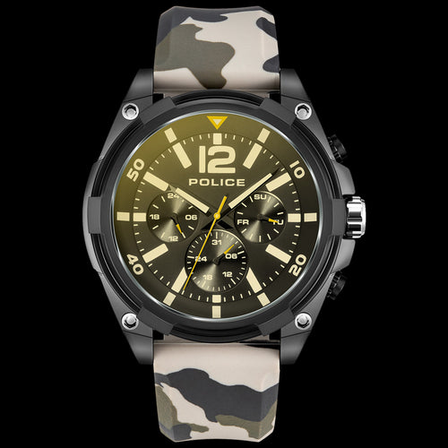 POLICE SANDWOOD MEN'S CAMO BAND WATCH | AUSTRALIA