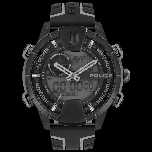 POLICE TARONGA GREY & BLACK MEN'S WATCH | AUSTRALIA