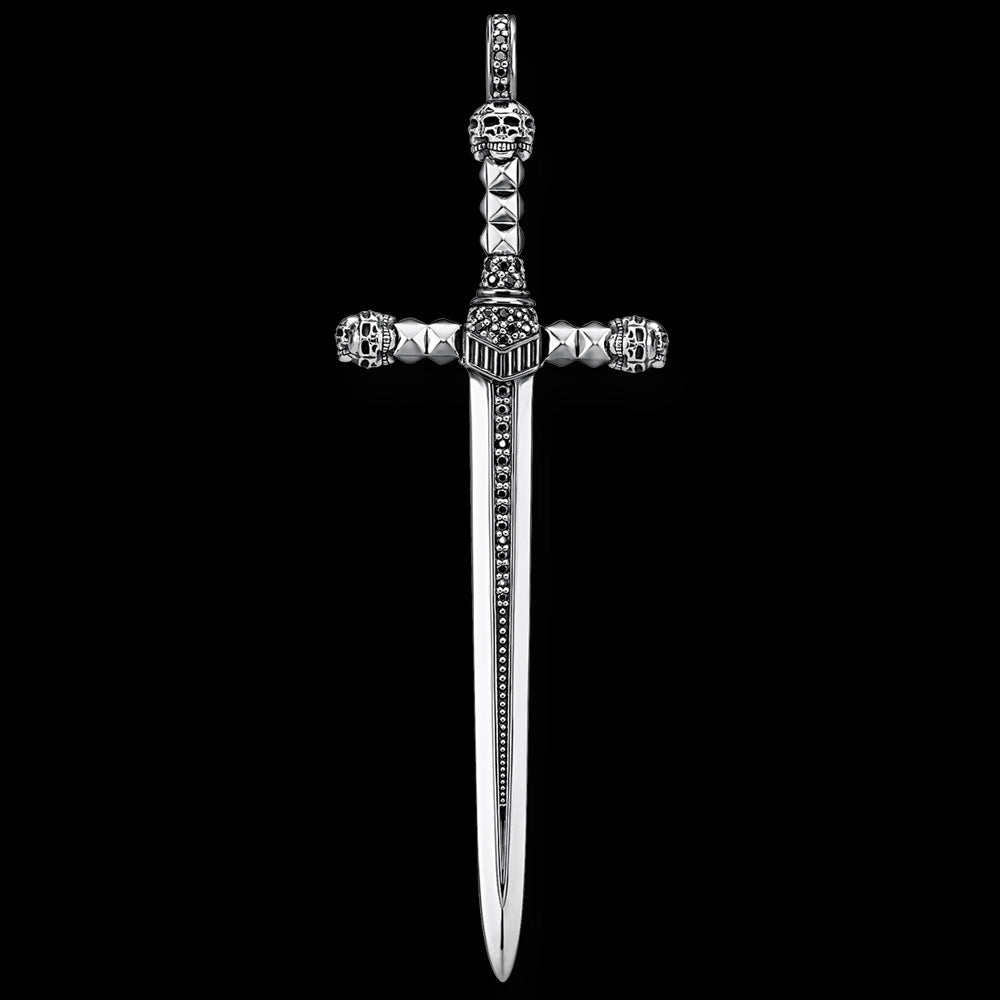 THOMAS SABO SKULL SWORD PENDANT