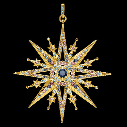 THOMAS SABO GOLD ROYALTY STAR PENDANT