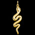 THOMAS SABO GOLD JEWELLED SNAKE PENDANT - BACK VIEW