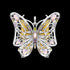 THOMAS SABO SILVER JEWELLED BUTTERFLY PENDANT